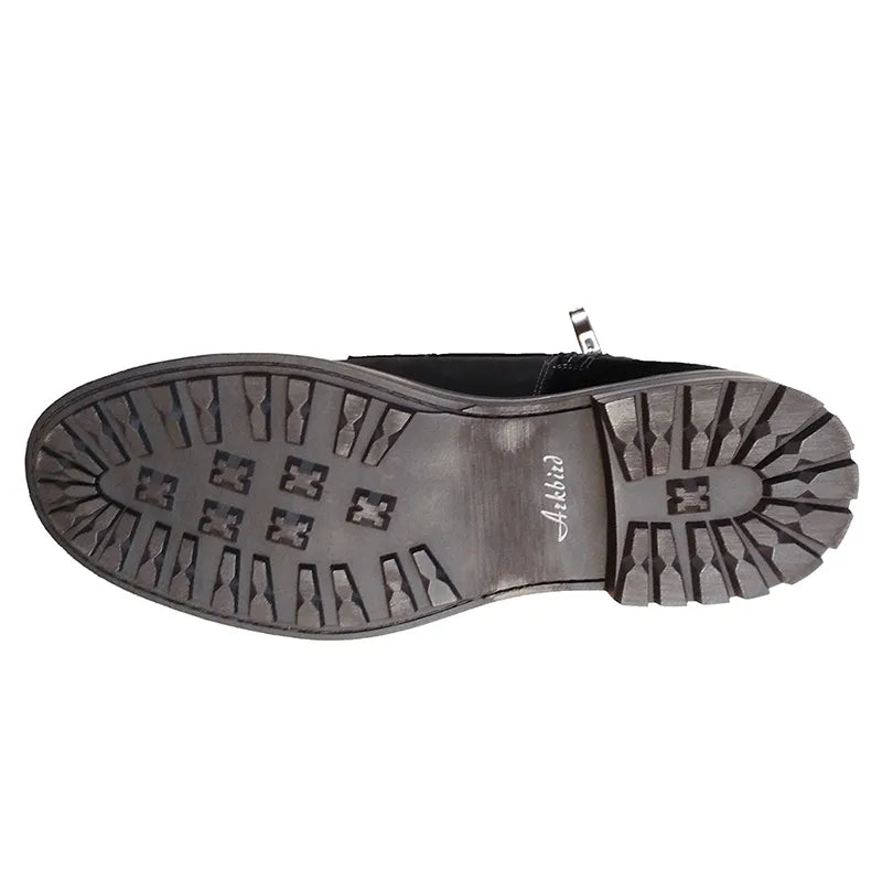 ANT high boots with durable tread sole, premium cow leather, men's fashion.