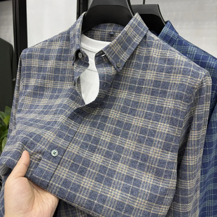 Santorini double-sided brushed shirt