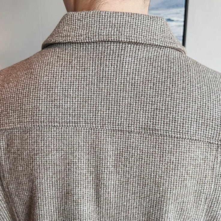 WINT casual jacket, back view, stylish and breathable for all seasons.