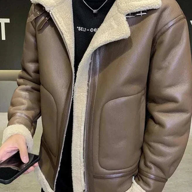 Norway motor jacket for men, casual polyester design, all-season wearable.