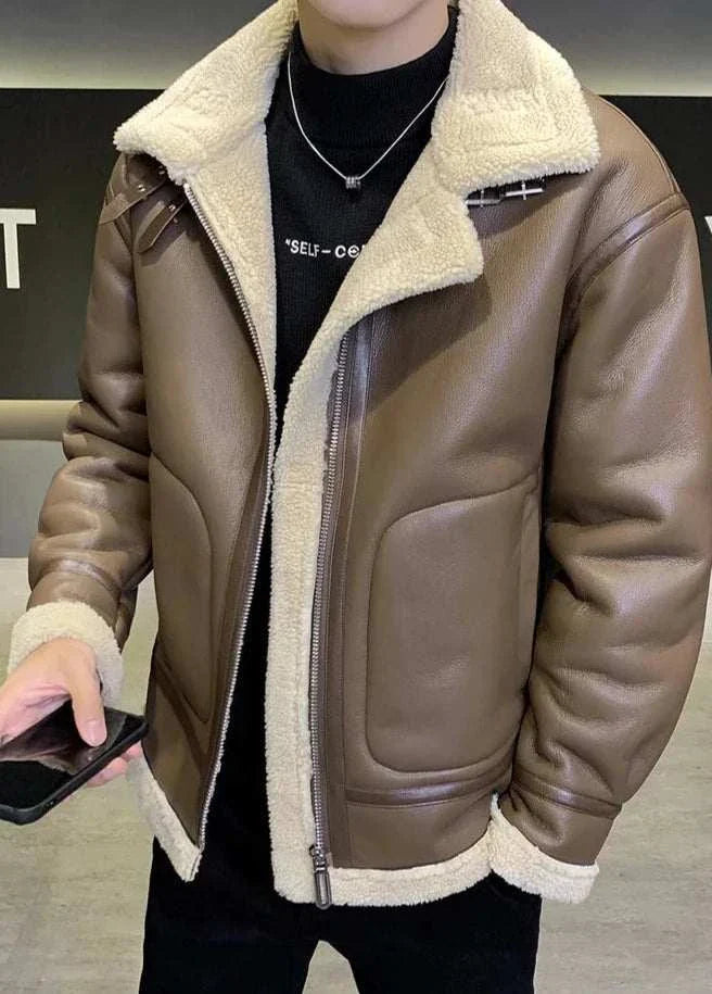 Norway motor jacket for men, casual polyester design, all-season wearable.