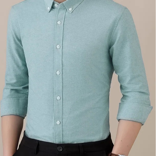 SAFARI Business formal cotton long sleeve shirt