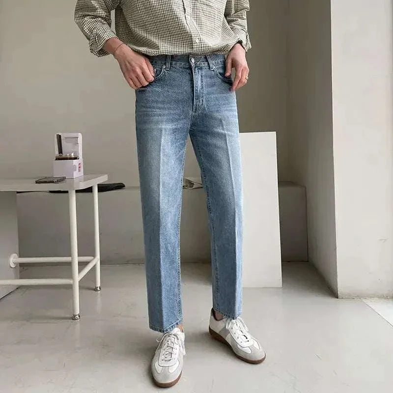 Streetwear design premium jeans styled for versatility and comfort.