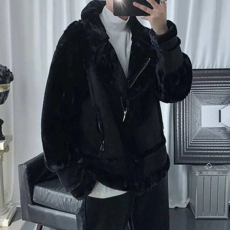 Men's casual DEER winter jacket made of comfortable polyester, suitable for all seasons.