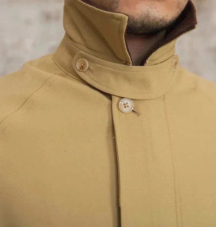 Italian smart casual jacket in cotton, stylish and vintage, perfect for autumn.