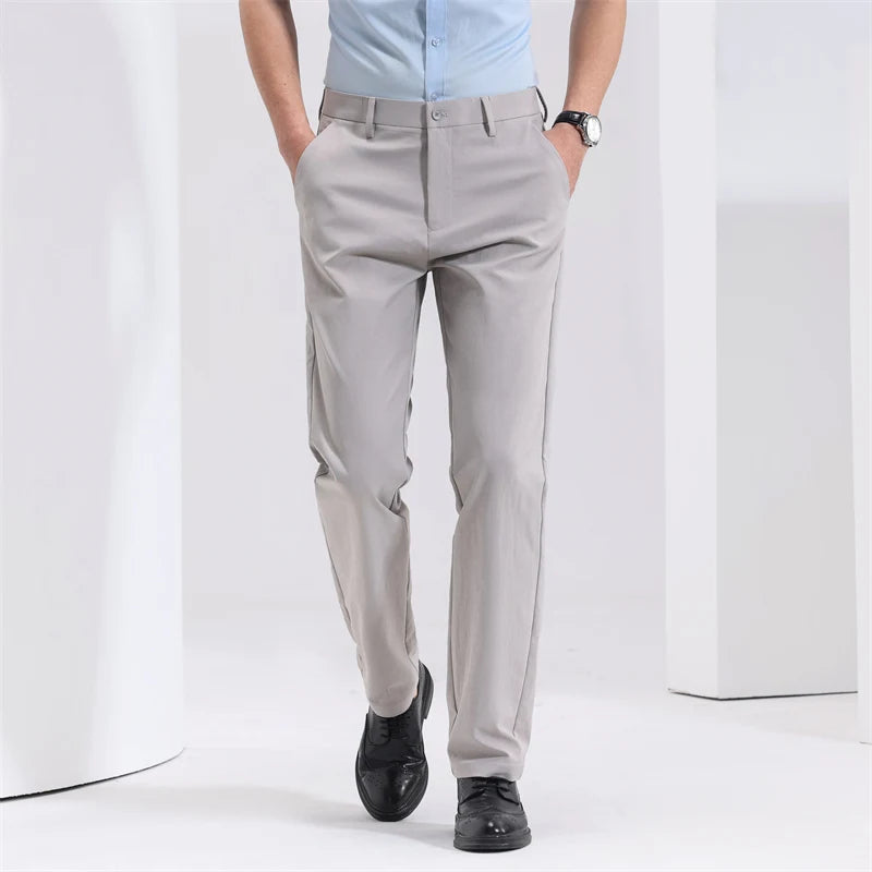 Trousers smart-casual carrot fit