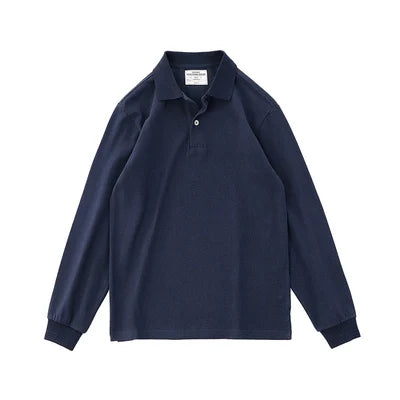 Retro autumn casual t-shirt polo