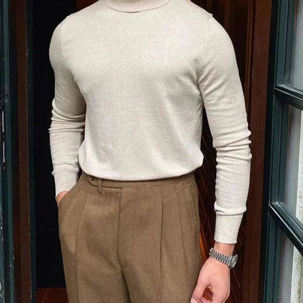 Antonios business turtleneck sweater for men, perfect fit.