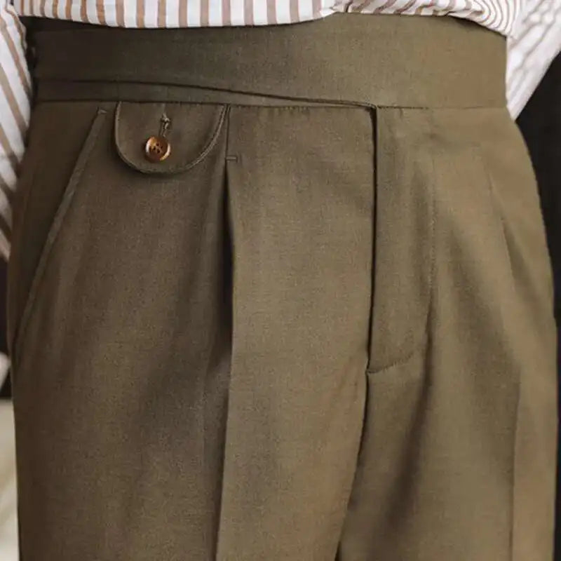 Pantalones clásicos de oficina para caballeros