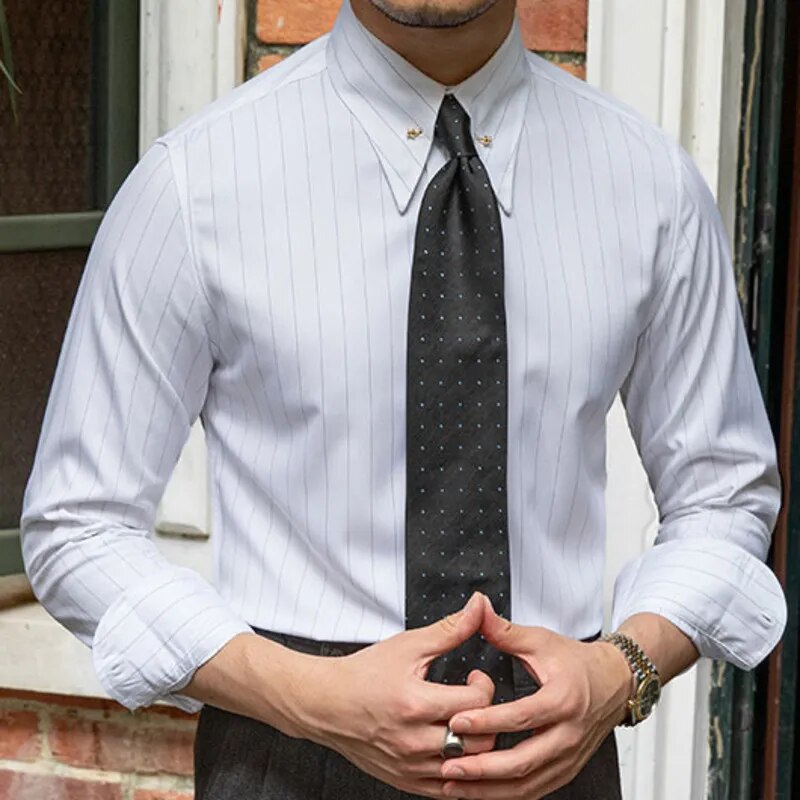 Antonios Business Camisa long sleeve men's shirt, smart casual style.