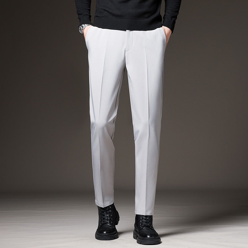 Vinny Suit Pants in light gray, stylish and elegant for men.