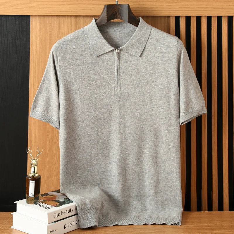 Wool polo casual t-shirt