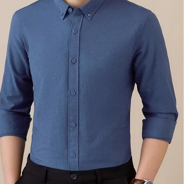 SAFARI Business formal cotton long sleeve shirt