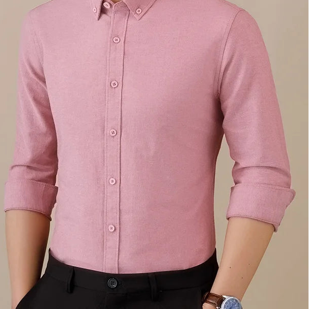 SAFARI Business formal cotton long sleeve shirt