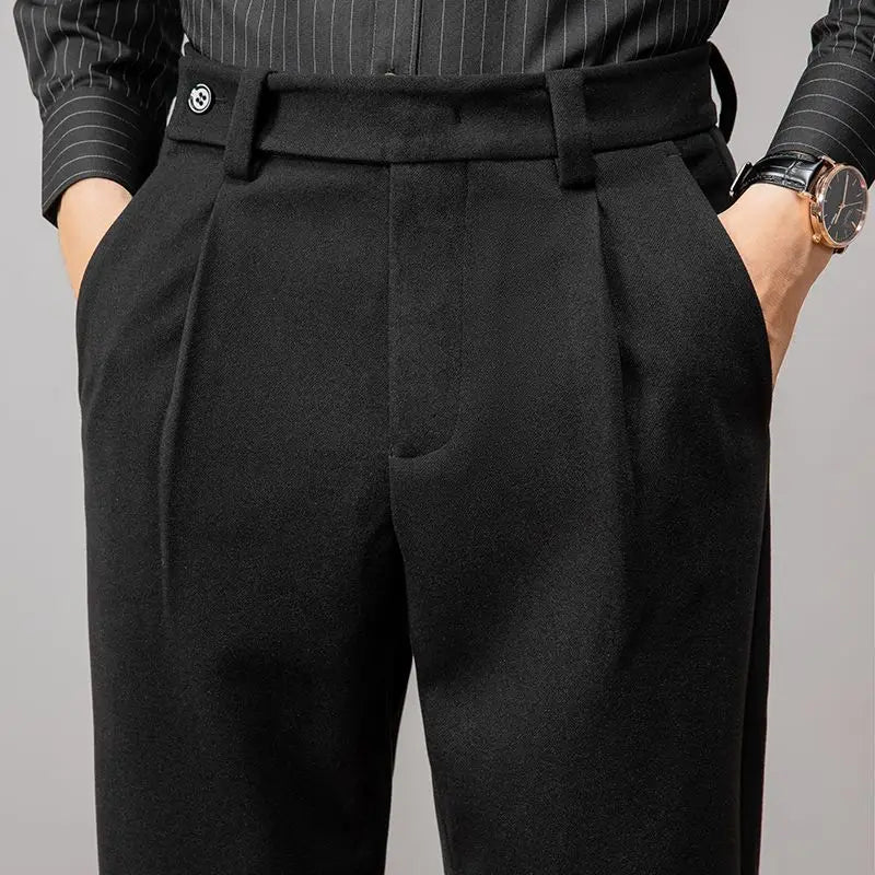 Antonios woolen business pants