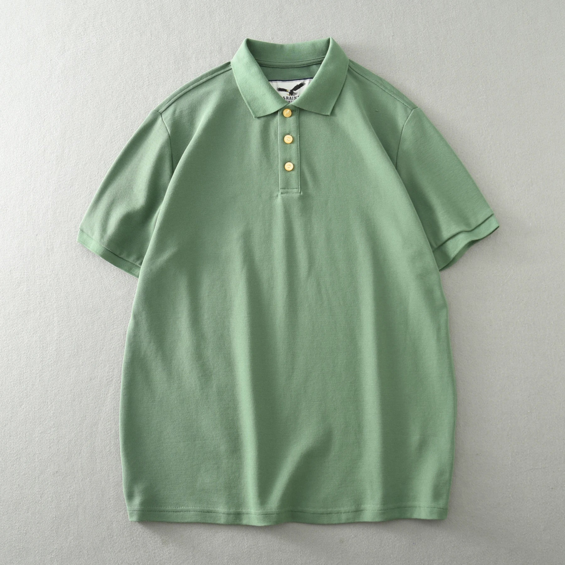 American retro short-sleeved business t-shirt