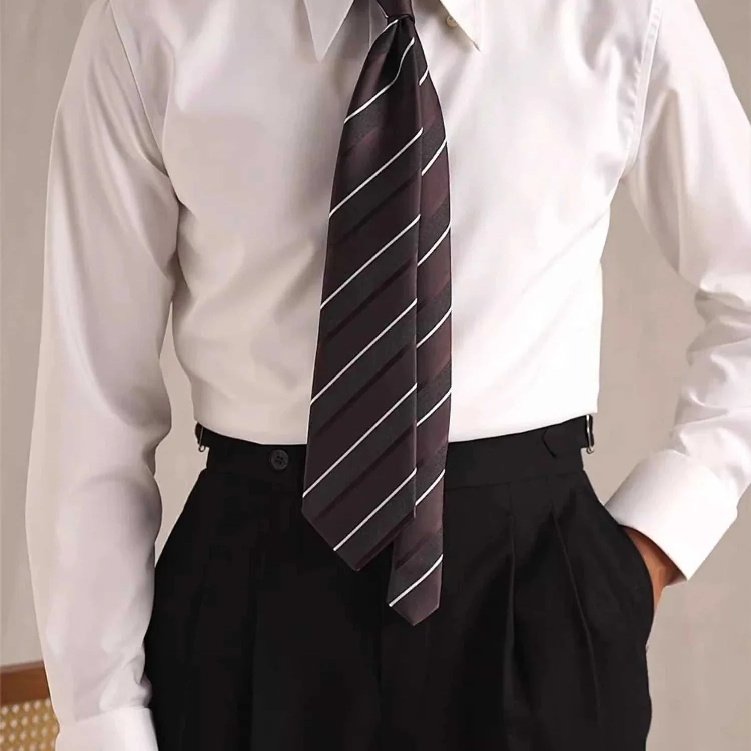 Party tuxedo long sleeve shirt with sleek design and elegant fit.