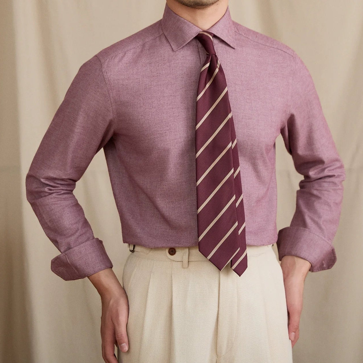 Leo retro pure cotton elegant shirt