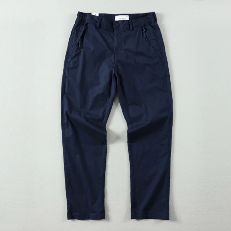 Carrot fit smart-casual pants