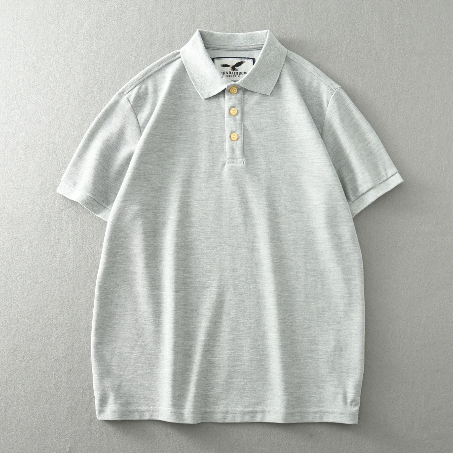 American retro short-sleeved business t-shirt