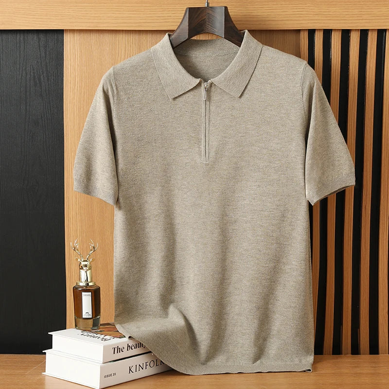 Wool polo casual t-shirt
