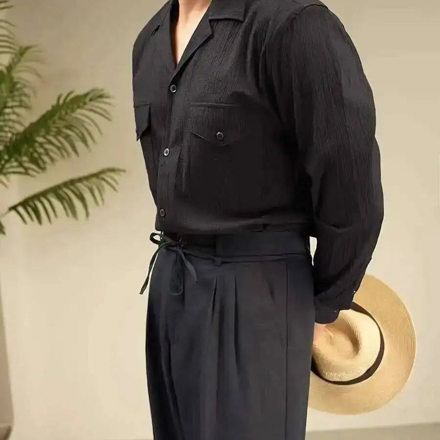 Airy cuban - collar beach shirt - Antonios