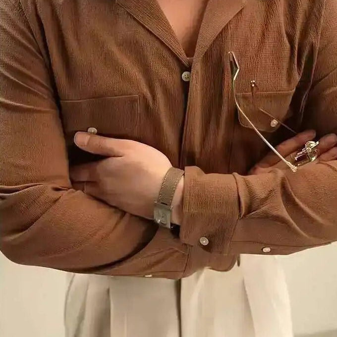 Airy cuban - collar beach shirt - Antonios