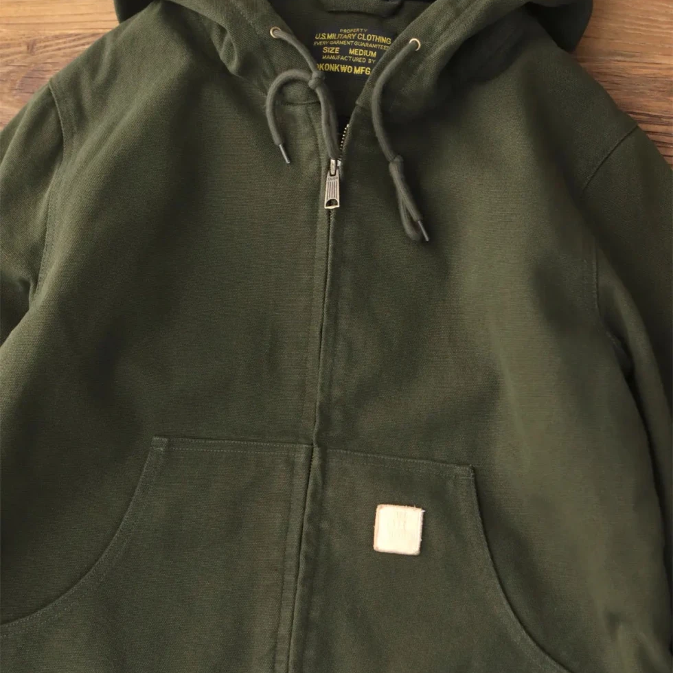 America retro hoodie with multi - pocket - Antonios