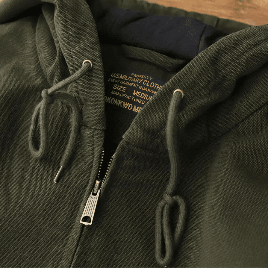 America retro hoodie with multi - pocket - Antonios