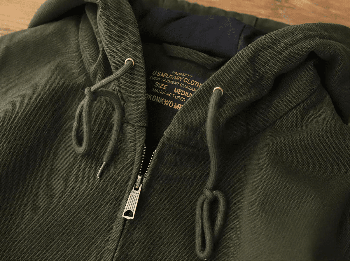 America retro hoodie with multi - pocket - Antonios