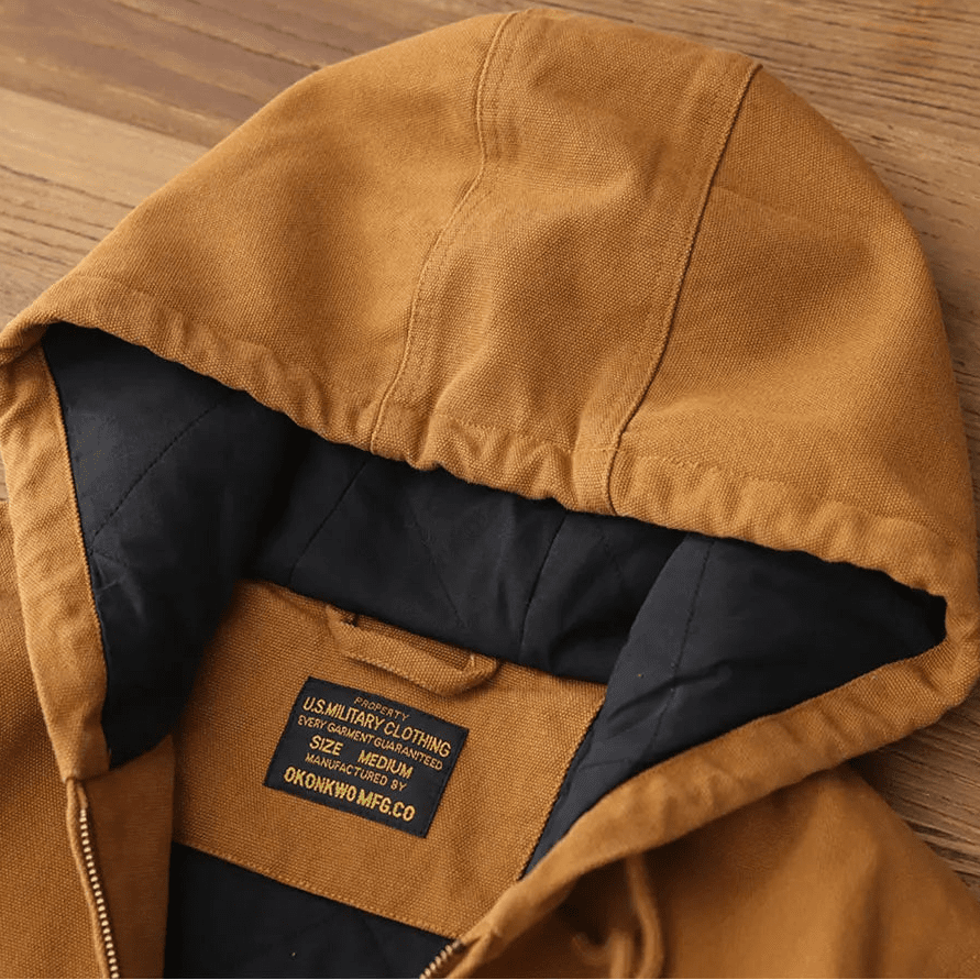 America retro hoodie with multi - pocket - Antonios