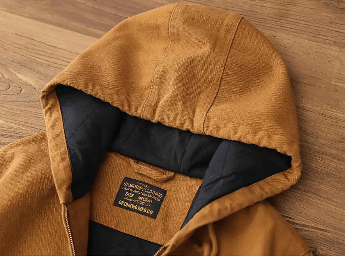 America retro hoodie with multi - pocket - Antonios