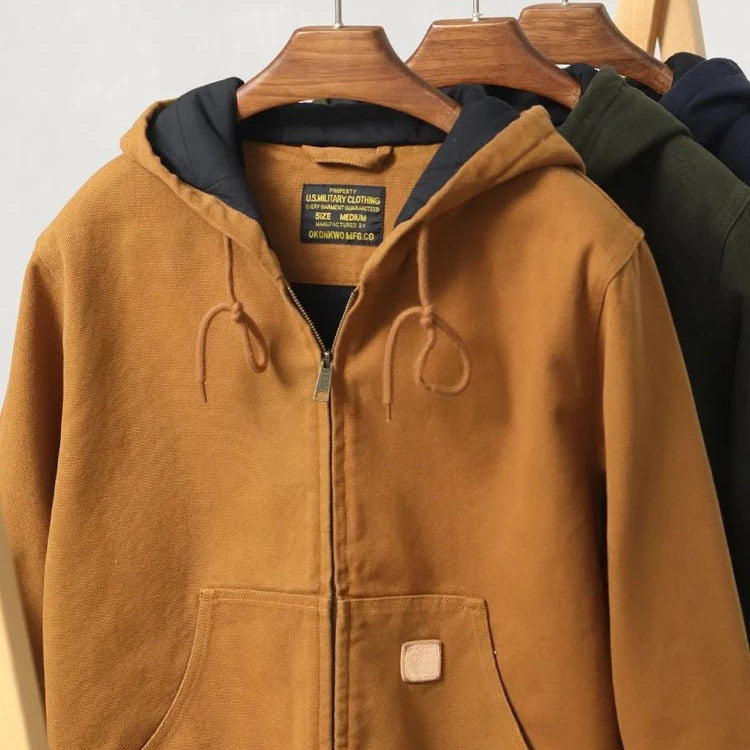 America retro hoodie with multi - pocket - Antonios