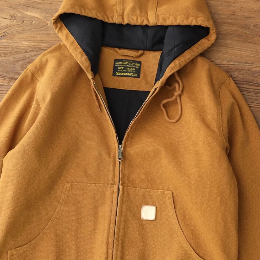 America retro hoodie with multi - pocket - Antonios