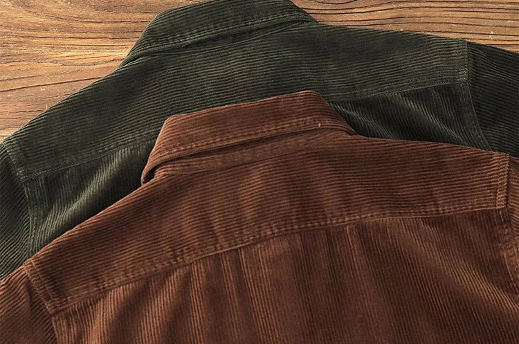 American 80s corduroy autumn jacket - Antonios