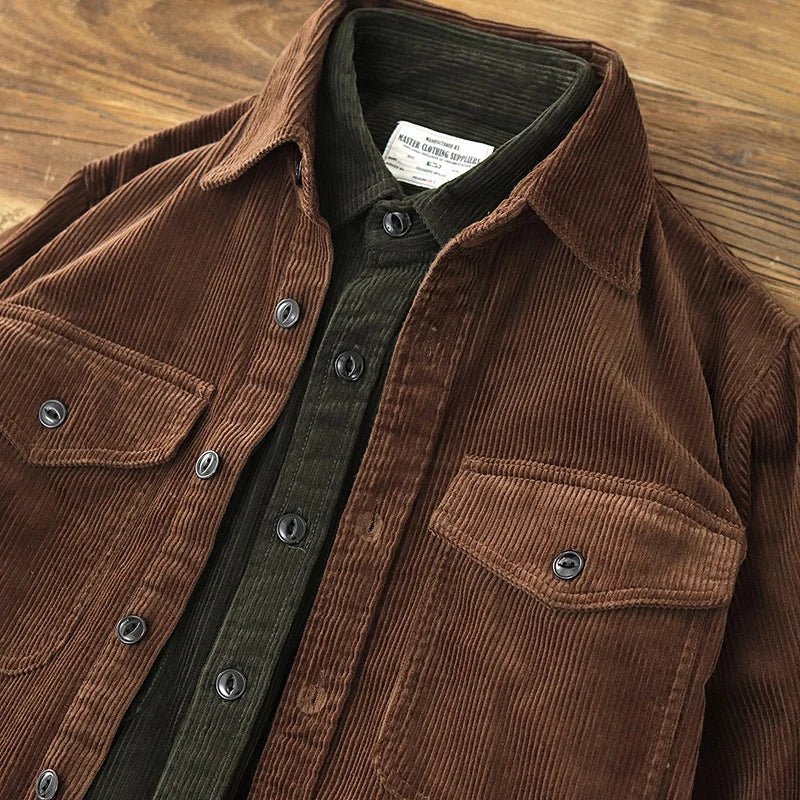 American 80s corduroy autumn jacket - Antonios