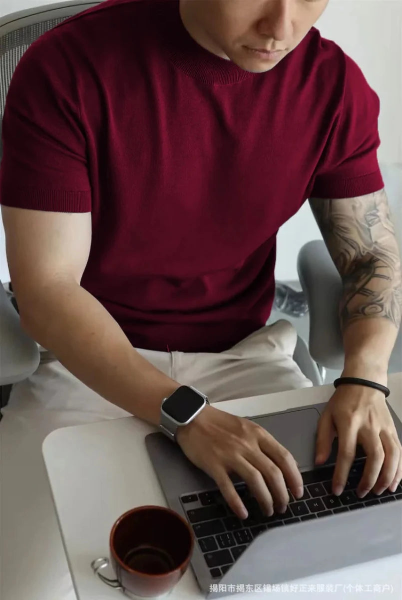 American cotton summer casual t-shirt - Antonios