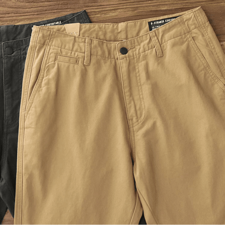 American retro 100% cotton casual pants - Antonios