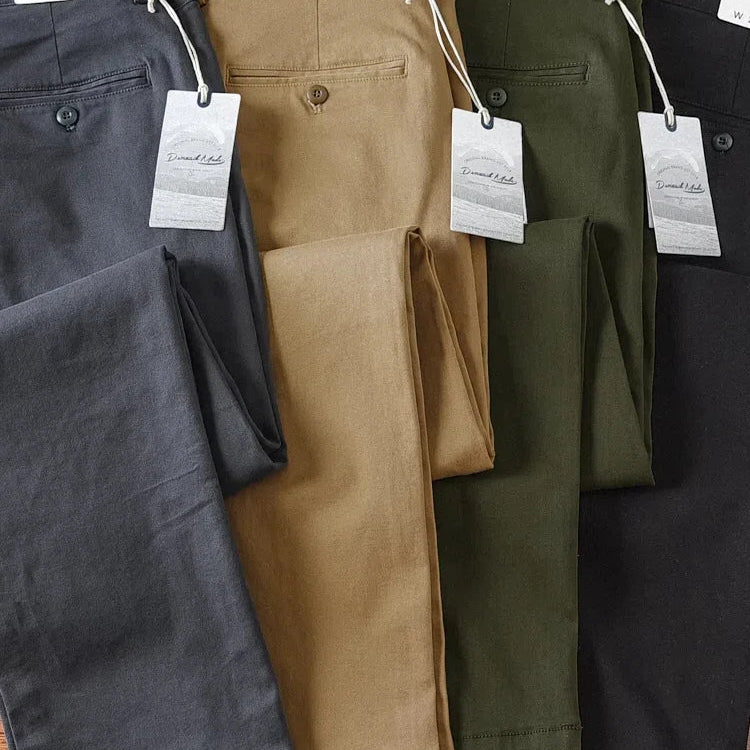 American retro japanese cotton pants - Antonios