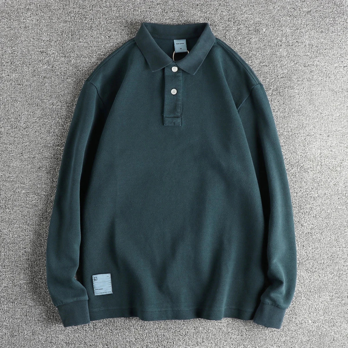 American retro polo long - sleeve t-shirt - Antonios