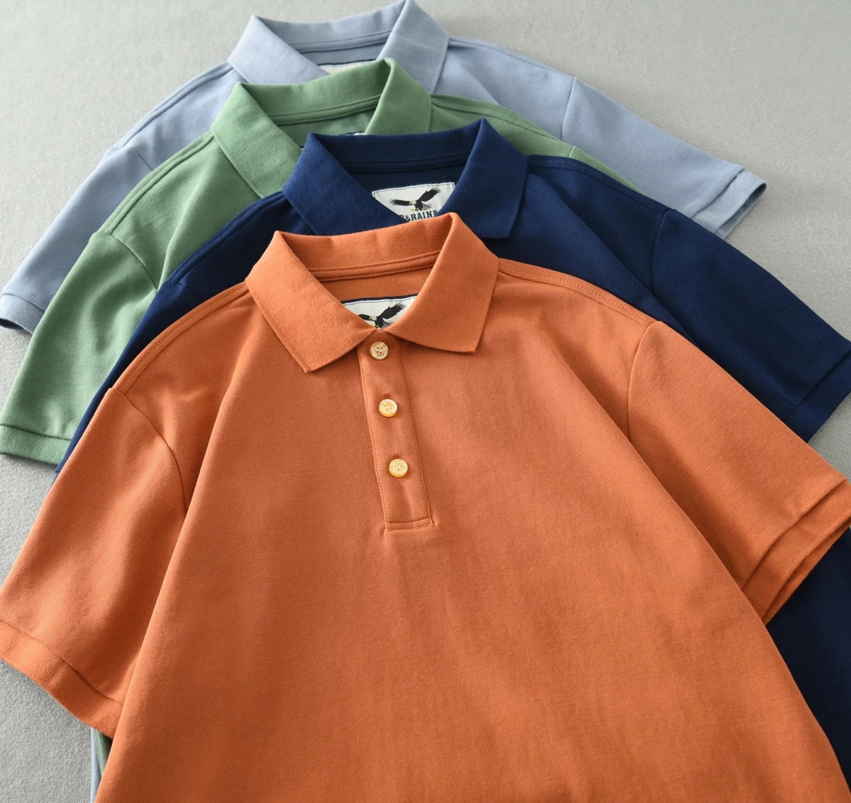 American retro short - sleeved business t-shirt - Antonios