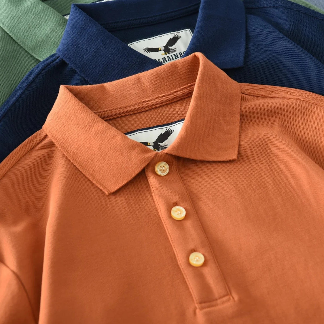 American retro short - sleeved business t-shirt - Antonios