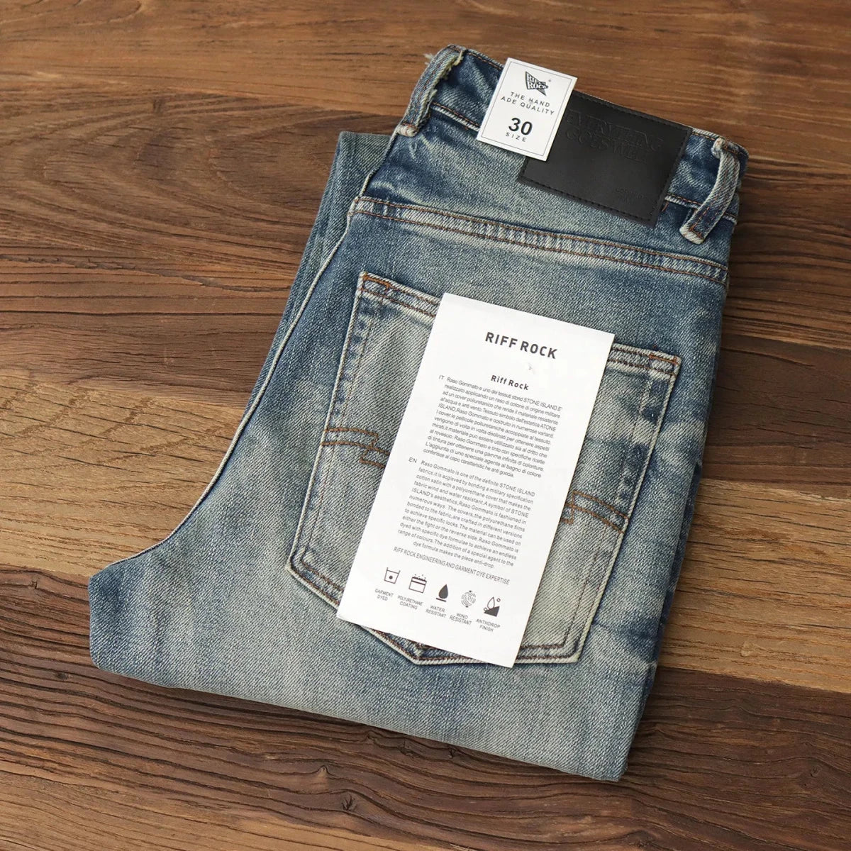 American Retro Vintage Straight - Leg Denim Jeans - Antonios