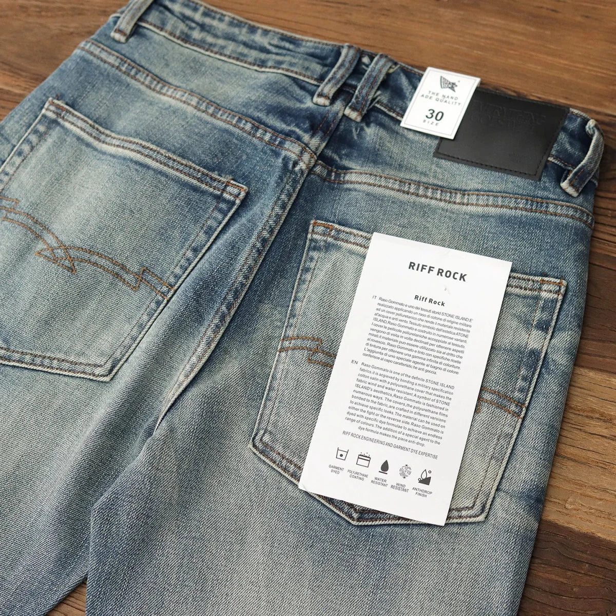 American Retro Vintage Straight - Leg Denim Jeans - Antonios