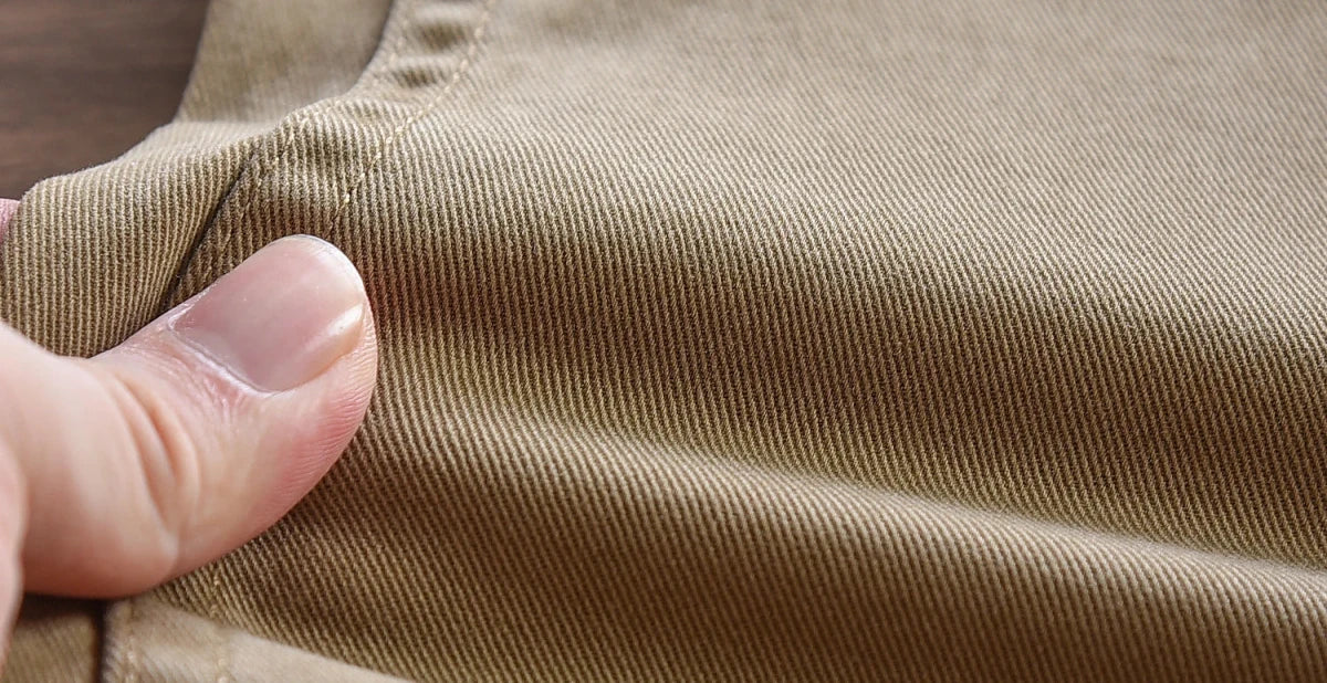 American retro woven cargo pants - Antonios