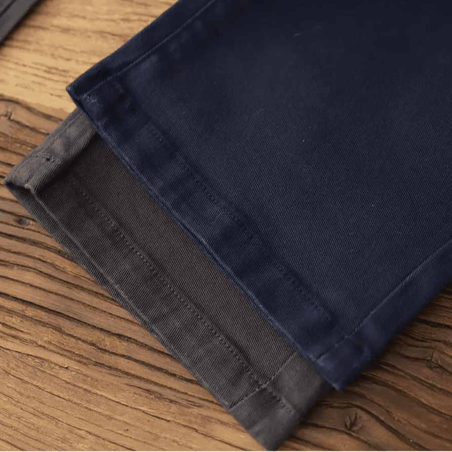 American retro woven cargo pants - Antonios