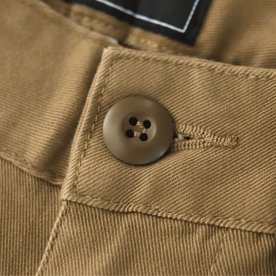 American retro woven cargo pants - Antonios