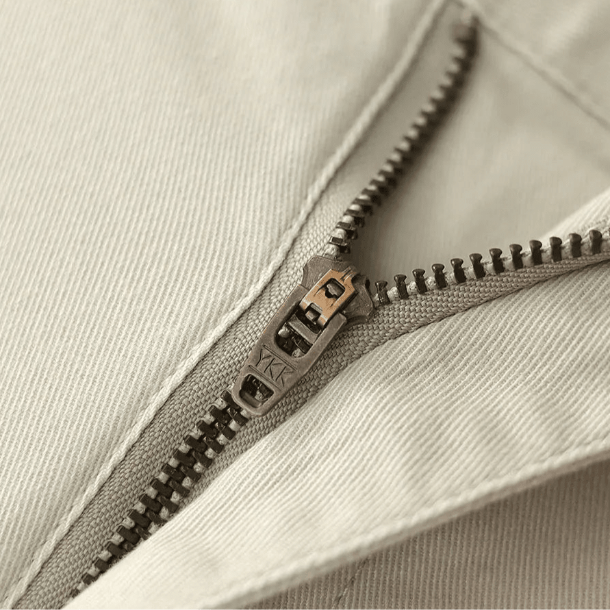 American retro woven cargo pants - Antonios