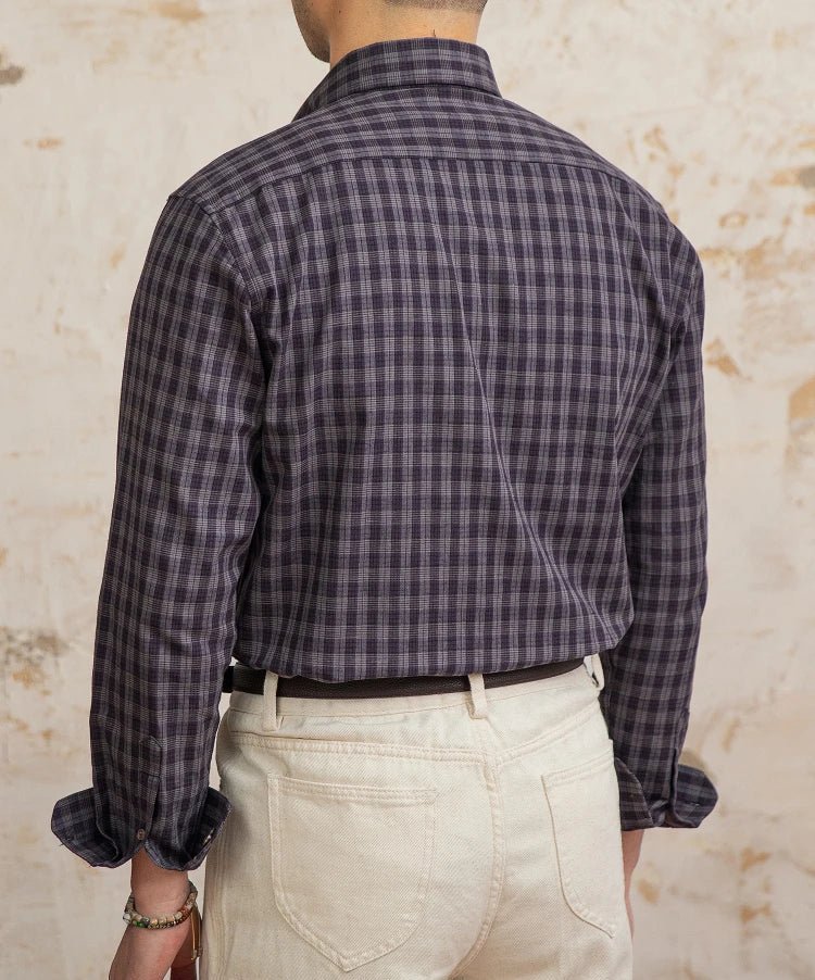 American style plaid elegant shirt - Antonios