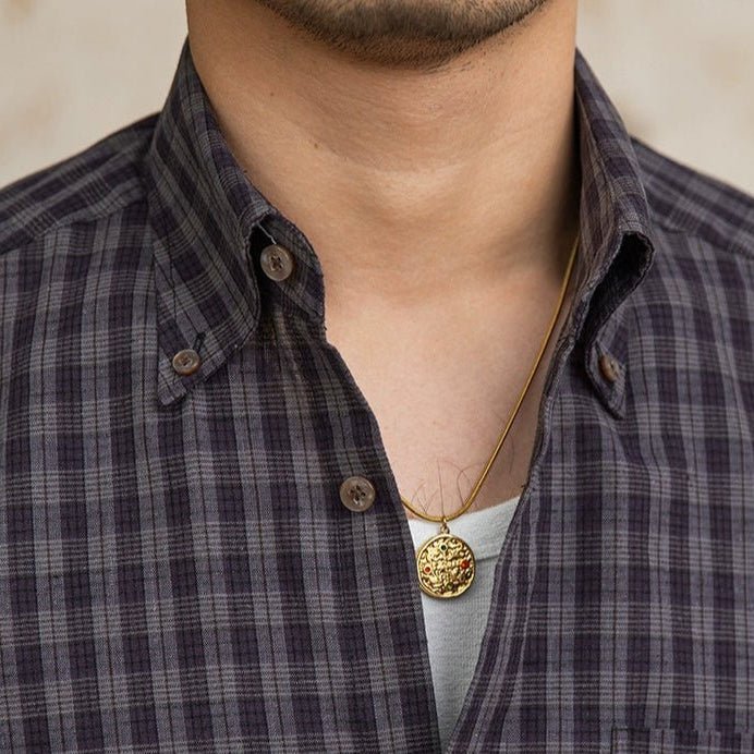 American style plaid elegant shirt - Antonios